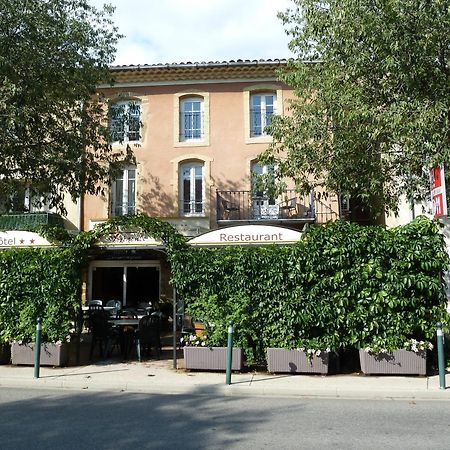 Logis Hotel Restaurant La Farigoule Sainte-Cécile-les-Vignes Buitenkant foto