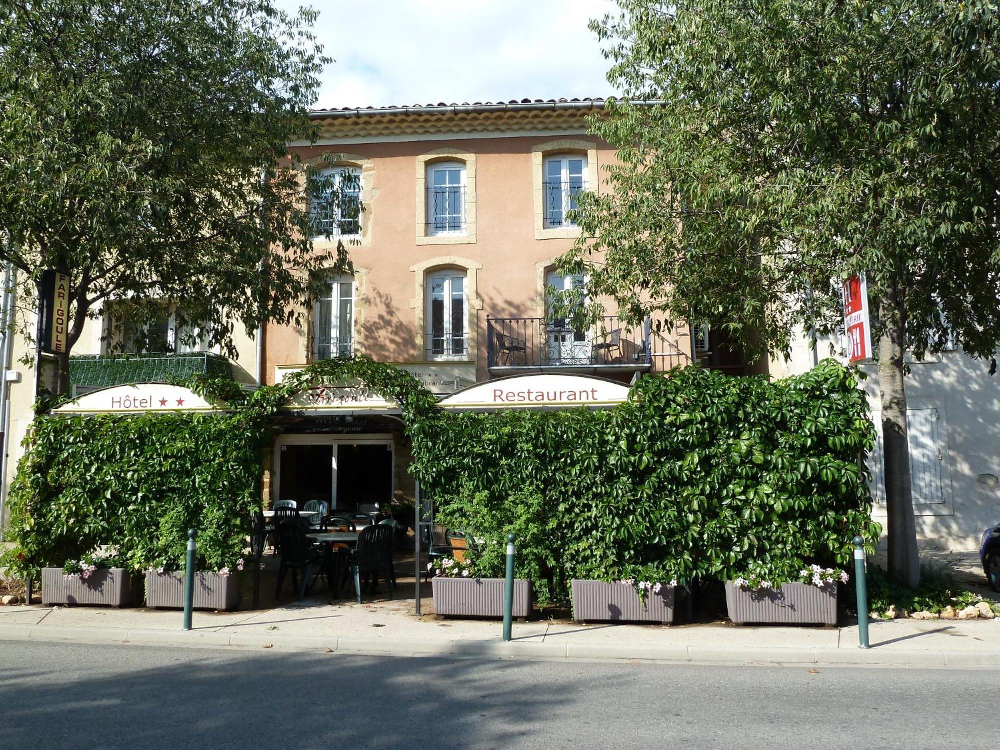 Logis Hotel Restaurant La Farigoule Sainte-Cécile-les-Vignes Buitenkant foto
